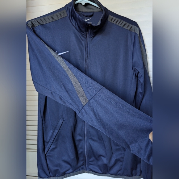 NIKE Dri Fit  Fitness Athletic Sports Track Running Jacket women's size L - Picture 7 of 9